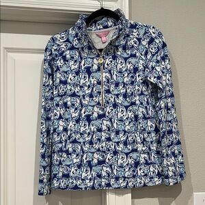 Lilly Pulitzer quarter zip Pullover